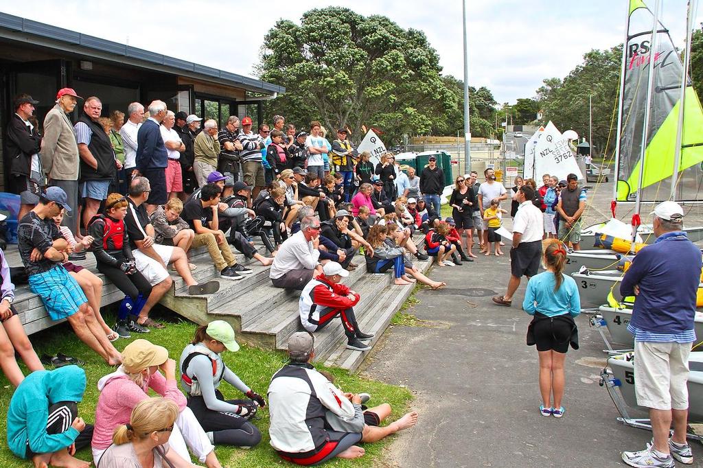  - RS Feva launch - Wakatere Boating Club  November 10, 2013 © Richard Gladwell www.photosport.co.nz